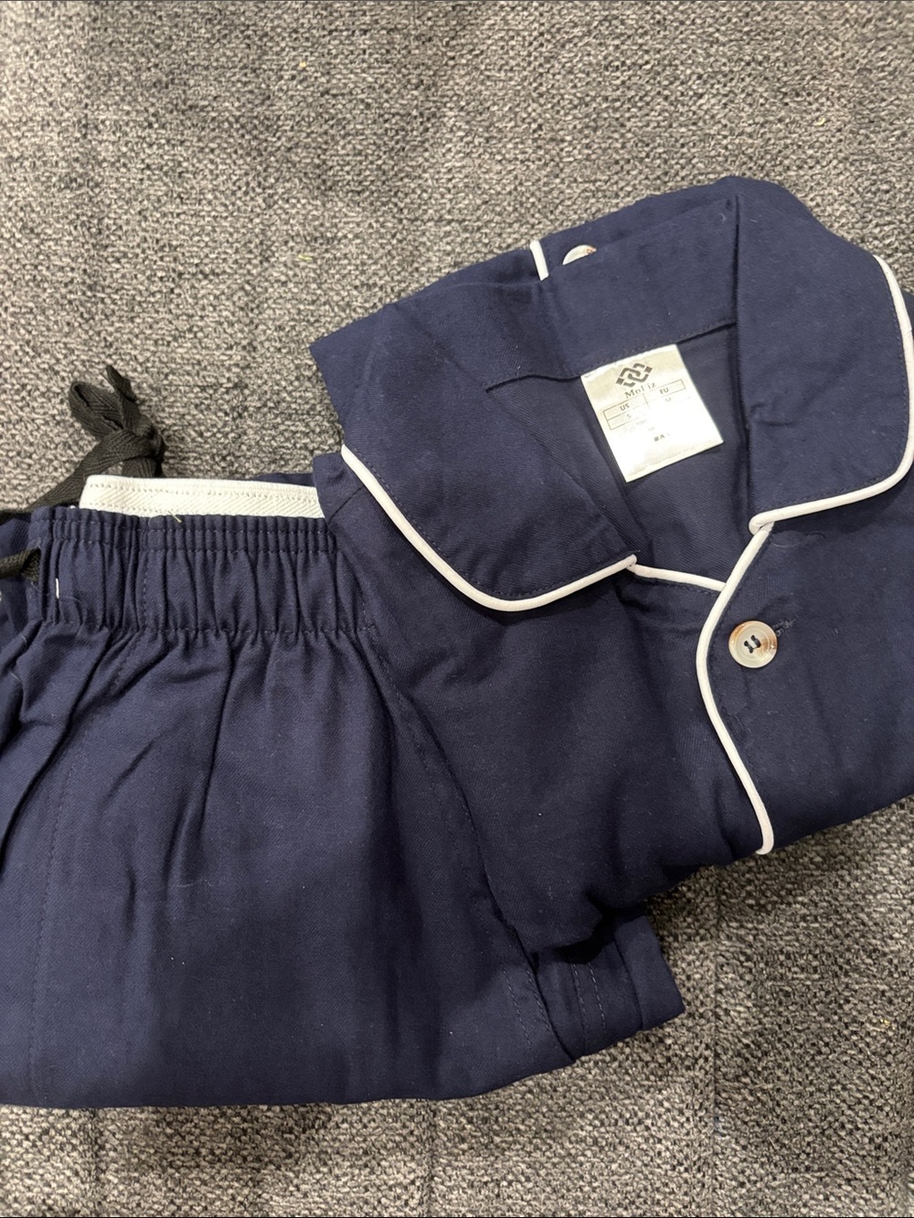 MoFiz Men's Cotton Plaid Pajama Set